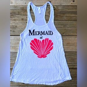 Mermaid at Heart racer back muscle tank